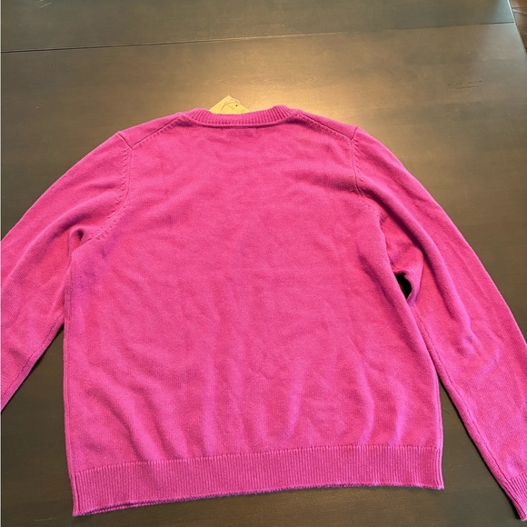Boden sweater NWT US Large embroidered floral jumper crew neck purple K1007 - Picture 7 of 15